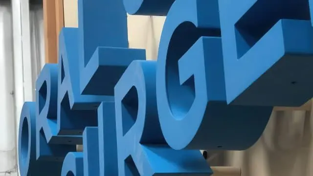 Letras 3D, Letras 3D azules